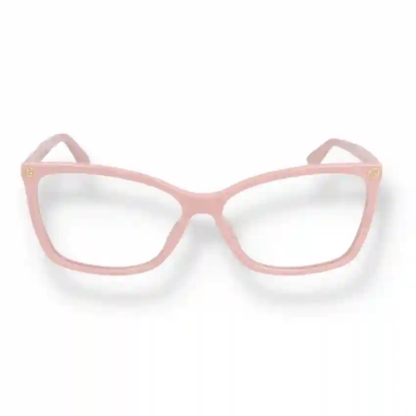 Gucci 0025O-011 56 Optical Frame WOMAN RECYC PINK-PINK-TRANSPARENT