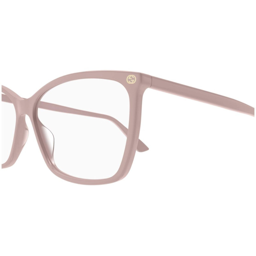 Gucci 0025O-011 56 Optical Frame WOMAN RECYC PINK-PINK-TRANSPARENT