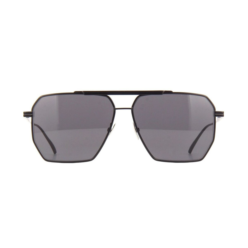 Bottega Veneta 1012S-001 60 Sunglass MAN METAL BLACK-BLACK-GREY