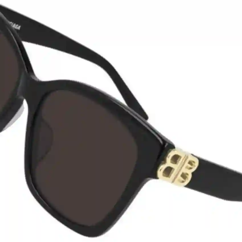 Balenciaga 0102SA-001 57 Sunglass WOMAN ACETATE BLACK-GOLD-GREY