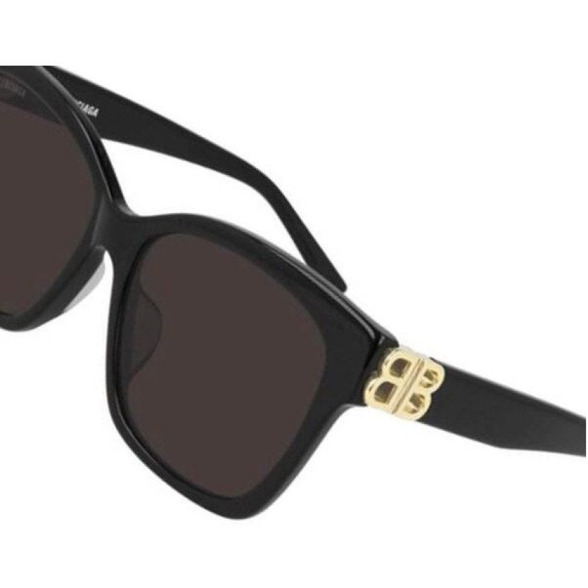 Balenciaga 0102SA-001 57 Sunglass WOMAN ACETATE BLACK-GOLD-GREY