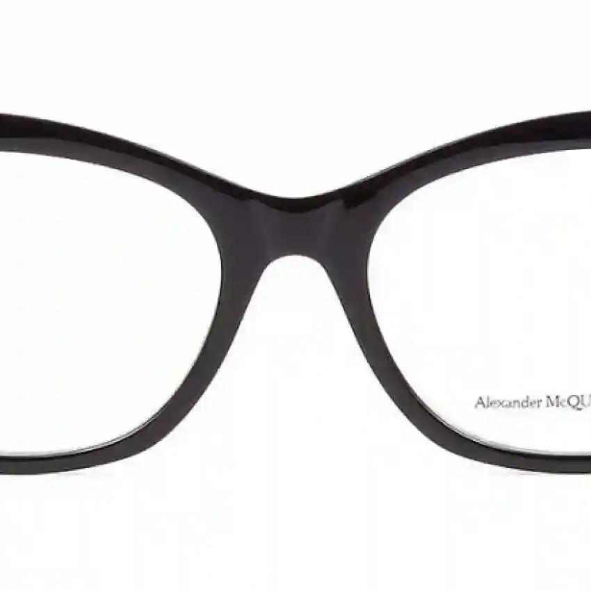 Alexander McQueen 0305O-001 50 Optical Frame WOMAN ACETA BLACK-BLACK-TRANSPARENT