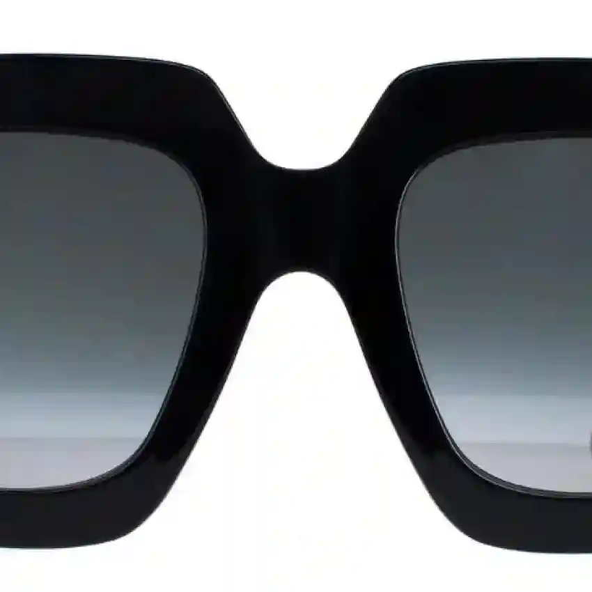 Gucci 0053SN-001 54 Sunglass WOMAN ACETATE BLACK-BLACK-GREY