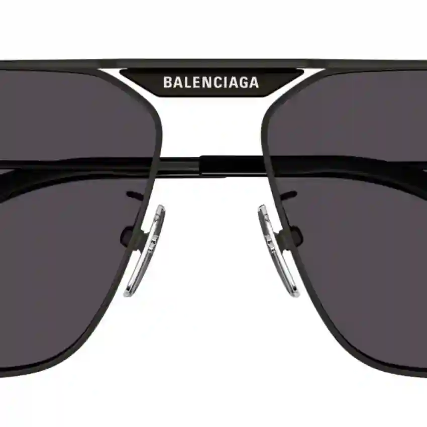Balenciaga 0298SA-001 61 Sunglass MAN METAL GREY-GREY-GREY