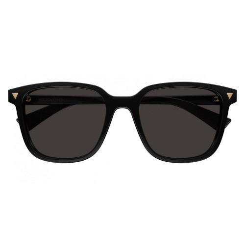 Bottega Veneta 1255SA-001 55 Sunglass UNISEX RECYCLED BLACK-BLACK-GREY