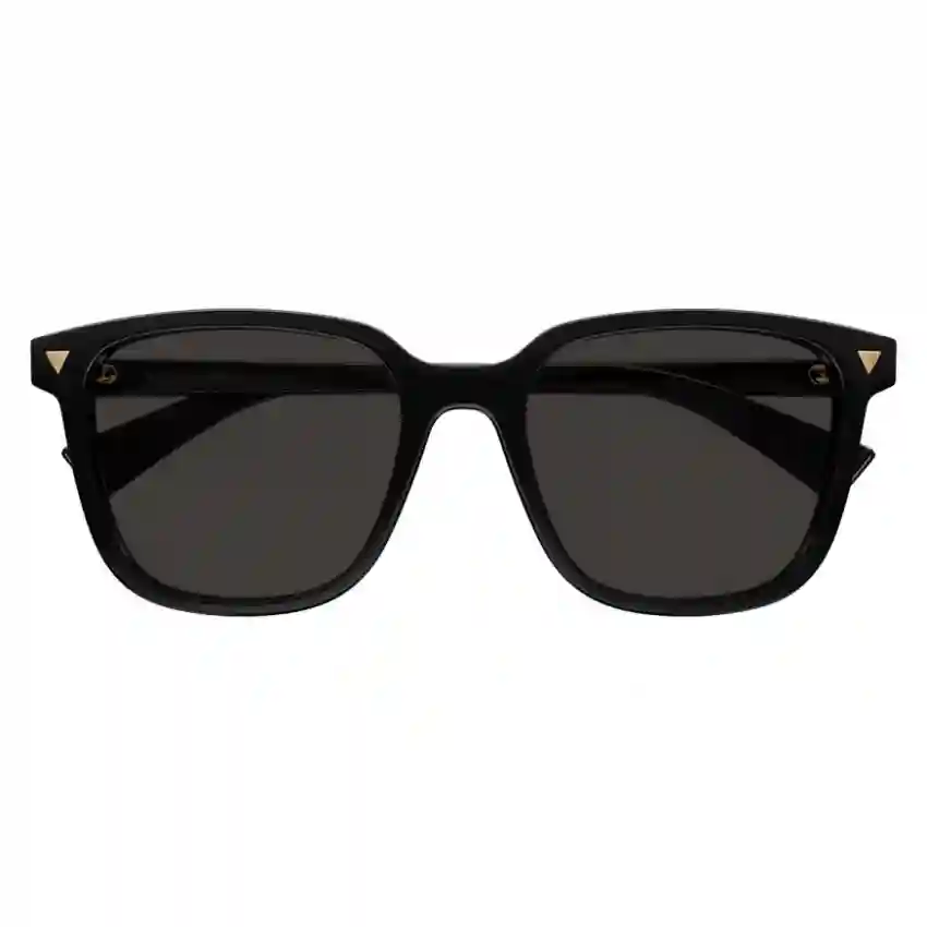 Bottega Veneta 1255SA-001 55 Sunglass UNISEX RECYCLED BLACK-BLACK-GREY