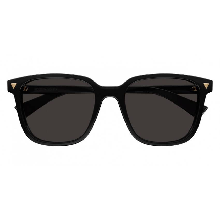 Bottega Veneta 1255SA-001 55 Sunglass UNISEX RECYCLED BLACK-BLACK-GREY
