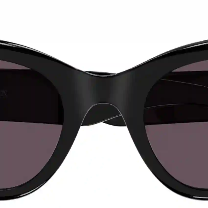 Alexander McQueen 0442S-002 50 Sunglass WOMAN RECYCLED A BLACK-BLACK-VIOLET