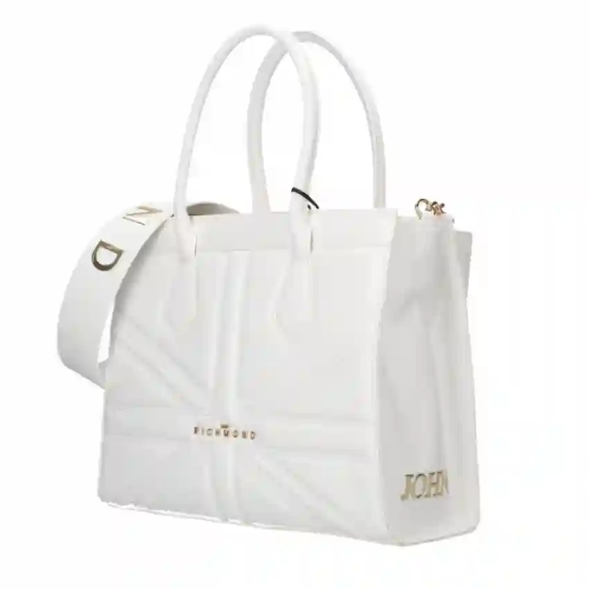 John Richmond 23252 Geantă Tote, Femei, Alb