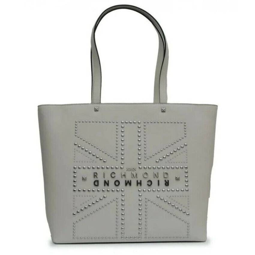 John Richmond Geantă tip tote John Richmond cu emblema logo.