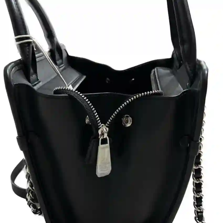TRUSSARDI Geantă Dune Shopping Sm 75B01375 Negru