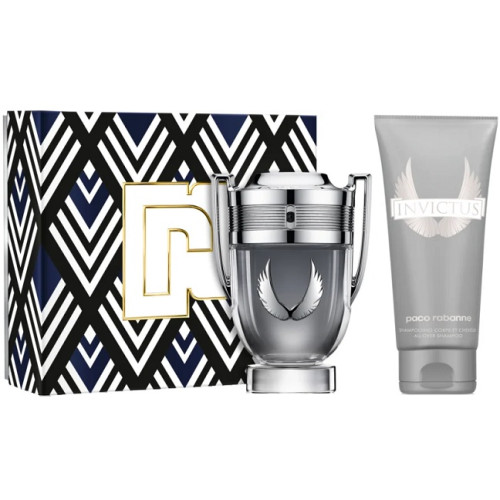 Set Cadou Paco Rabanne Invictus Platinum  EDP 50 ml + Gel De Duș 100 ml