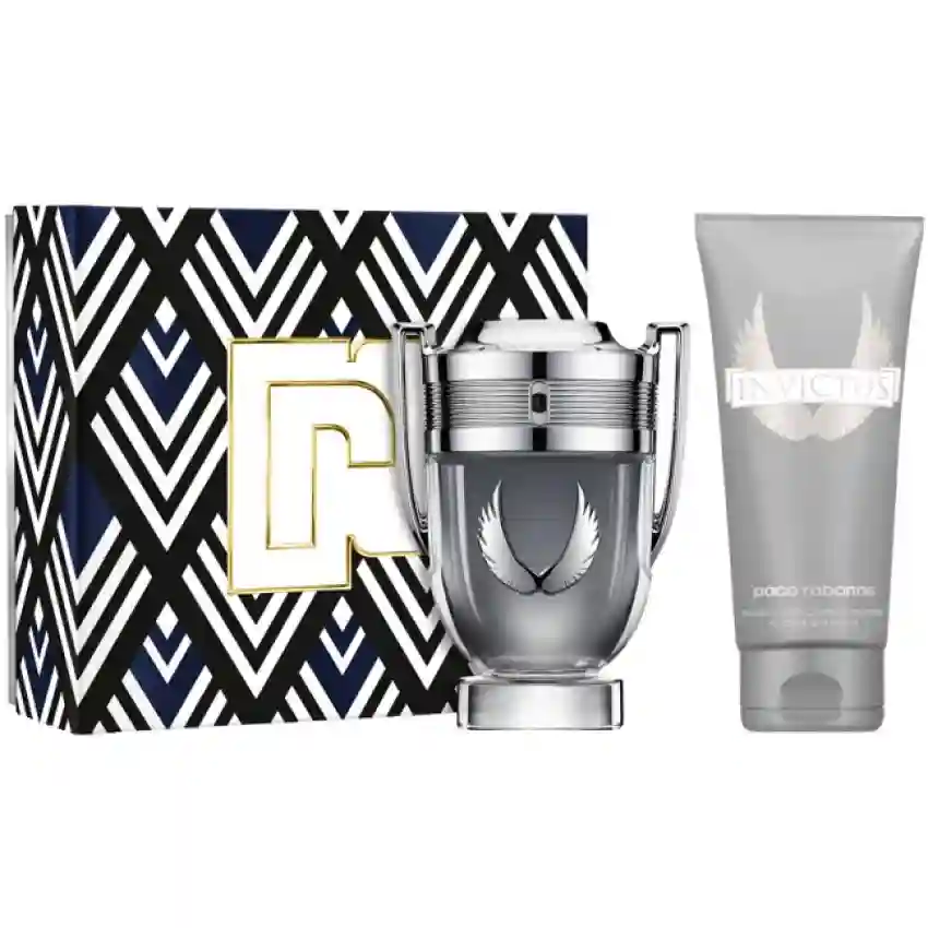 Set Cadou Paco Rabanne Invictus Platinum  EDP 50 ml + Gel De Duș 100 ml
