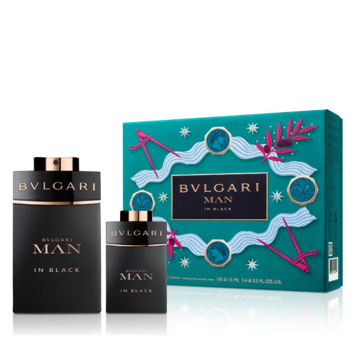 Set Cadou Bvlgari Man In Black EDP 100 ml + Travel Spray EDP 15 ml