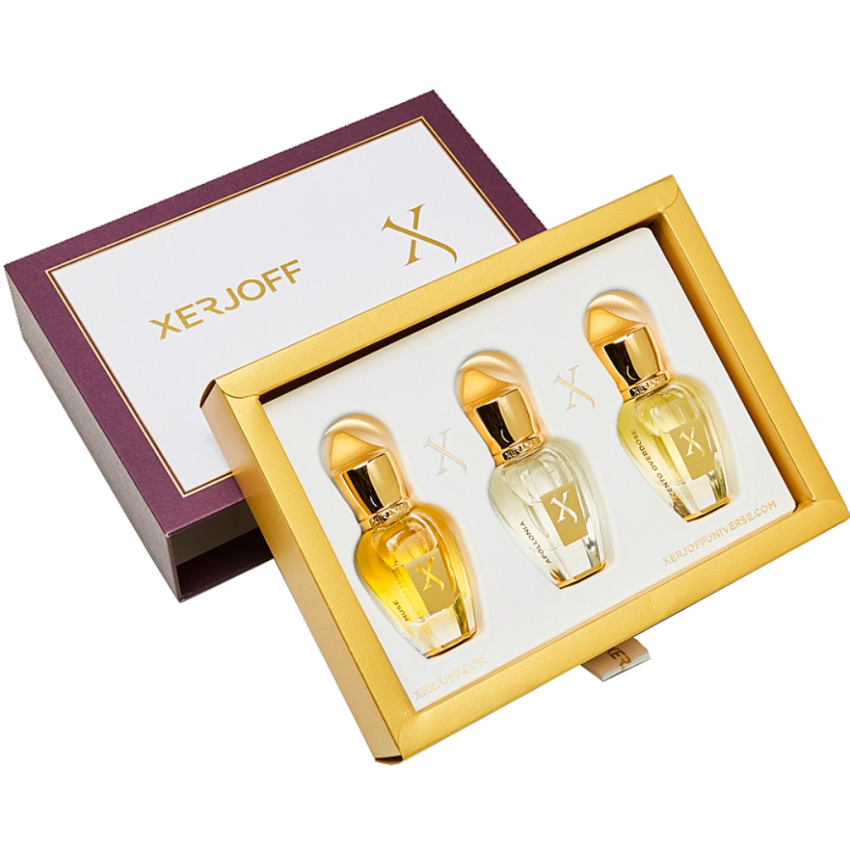 Mini Set Cadou Xerjoff (Unisex) Discovery Set Parfum EDP 3 X 15ml  Muse EDP 15 ml + Apollonia EDP 15 ml + Accento Overdose EDP 15 ml 