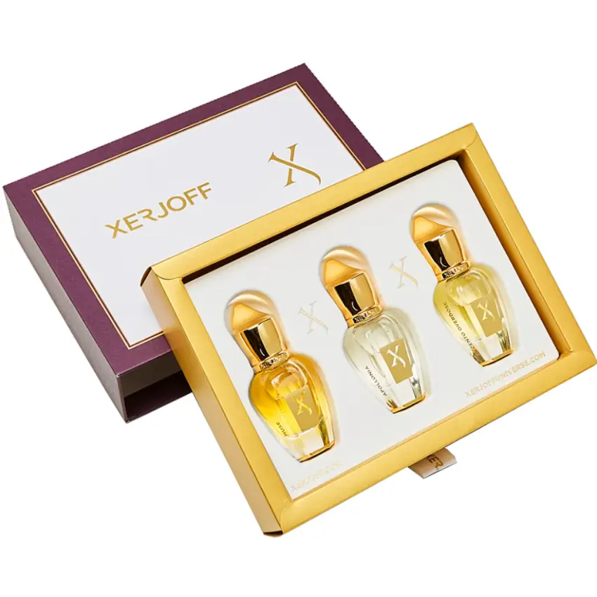 Mini Set Cadou Xerjoff (Unisex) Discovery Set Parfum EDP 3 X 15ml Muse EDP 15 ml + Apollonia EDP 15 ml + Accento Overdose EDP 15 ml