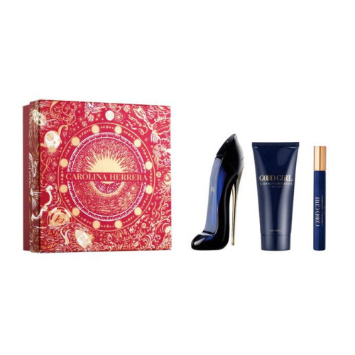 Set Cadou Carolina Herrera Good Girl EDP 80 ml + Travel Spray EDP 10 ml + Loțiune De Corp 100 ml