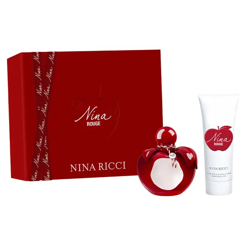 Set Cadou Nina Ricci Nina Rouge EDT 80 ml + Loțiune De Corp 75 ml
