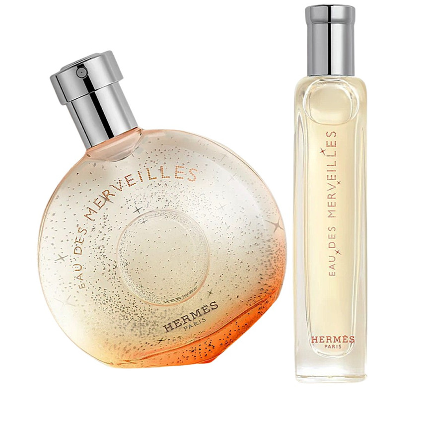 Set Cadou Hermès Eau des Merveilles EDT 50 ml + Miniatură EDT 15 ml 