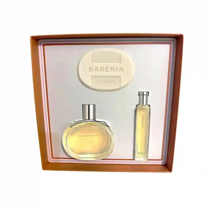 Set Cadou Hermès Barénia For Women EDP 100 ml + Miniatură EDP 15 ml + Săpun Parfumat 25 g