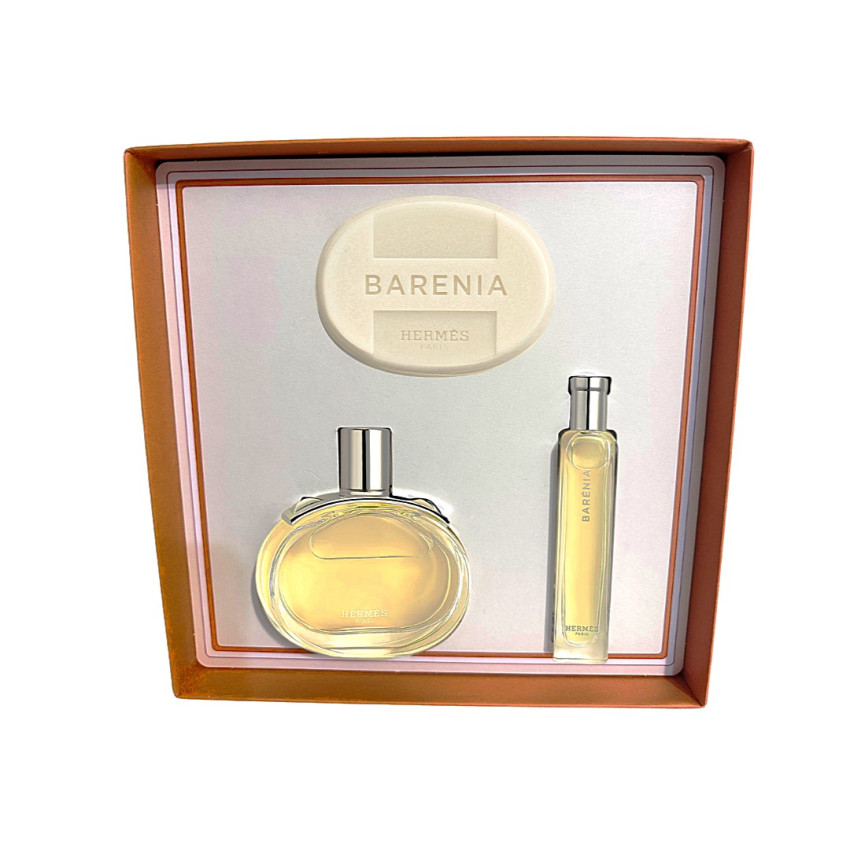 Set Cadou Hermès Barénia For Women EDP 100 ml + Miniatură EDP 15 ml + Săpun Parfumat 25 g