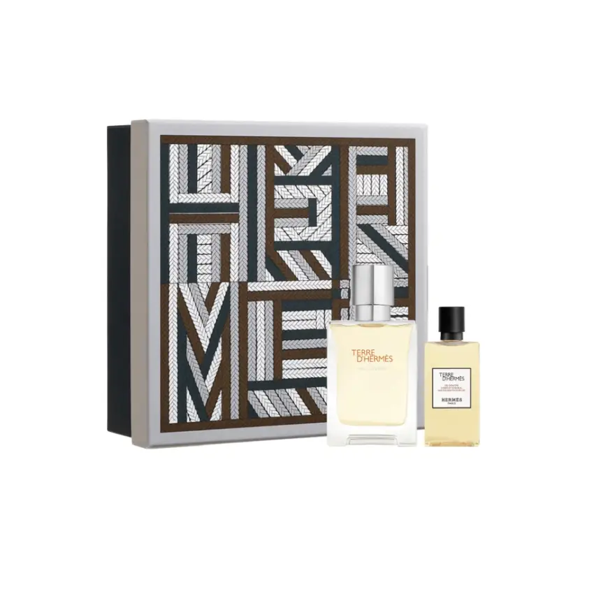 Set Cadou Hermès Terre d'Hermès Eau Givrée EDP 100 ml + Gel De Duș 80 ml