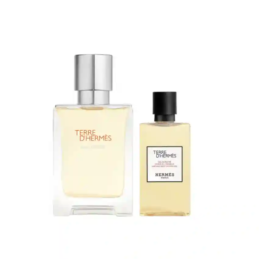 Set Cadou Hermès Terre d'Hermès Eau Givrée EDP 100 ml + Gel De Duș 80 ml