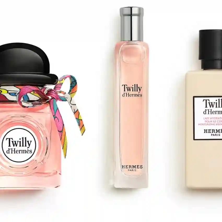 Set Cadou Hermès Twilly D’Hermès EDP 50 ml Twilly + Spray de Calatorie EDP 15 ml + Loțiune de Corp 40 ml