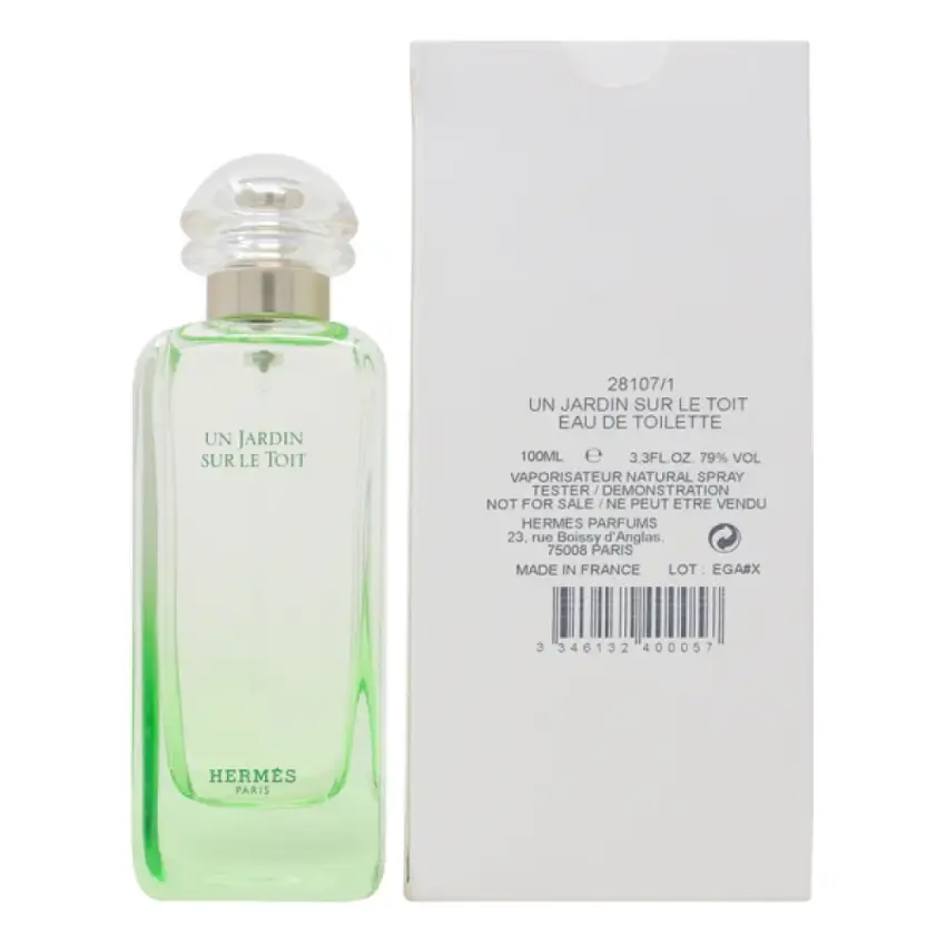 Tester Hermes Un Jardin Sur Le Toit (Unisex) EDT 100 ml
