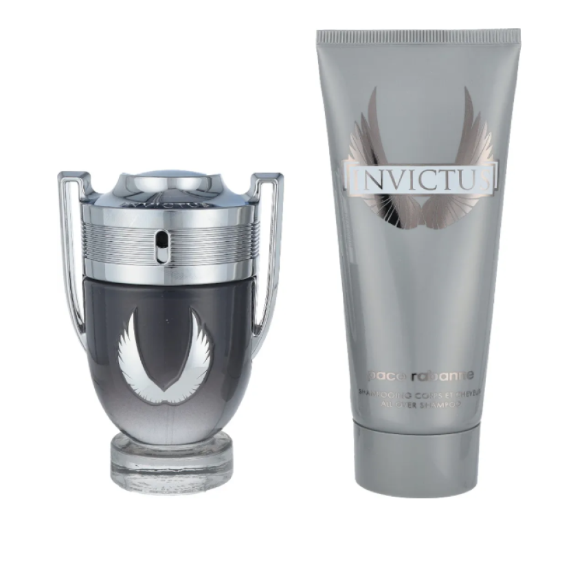 Set Cadou Paco Rabanne Invictus Platinum  EDP 50 ml + Gel De Duș 100 ml