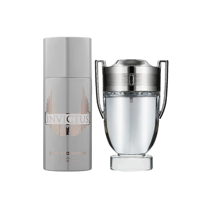 Set Cadou Paco Rabanne Invictus EDT 100 ml + Deo Spray 150 ml