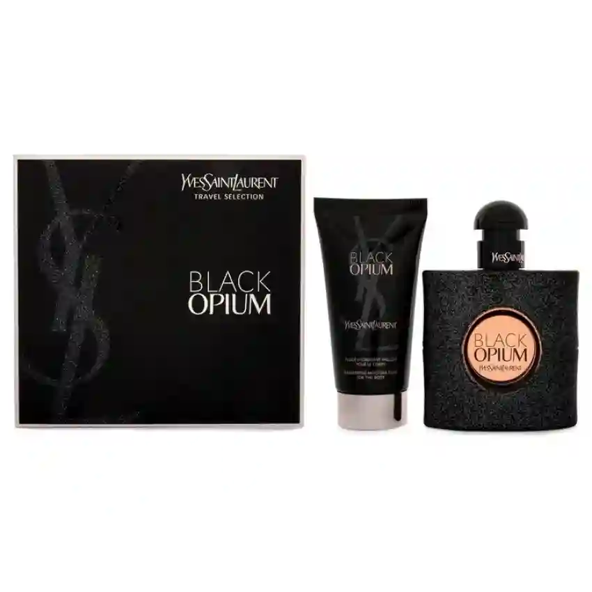 Set Cadou Yves Saint Laurent Black Opium EDP 50 ml + Loțiune De Corp  50 ml