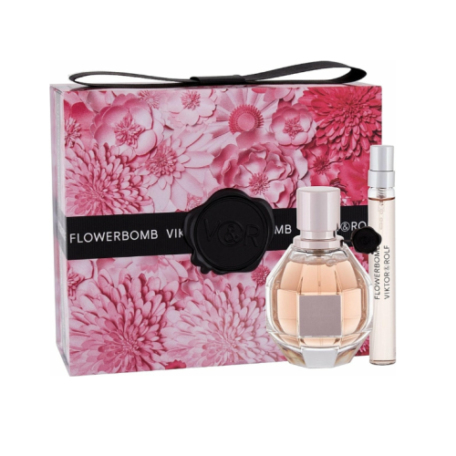 Set Cadou Viktor & Rolf Flowerbomb EDP 50 ml + Travel Spray EDP 10 ml