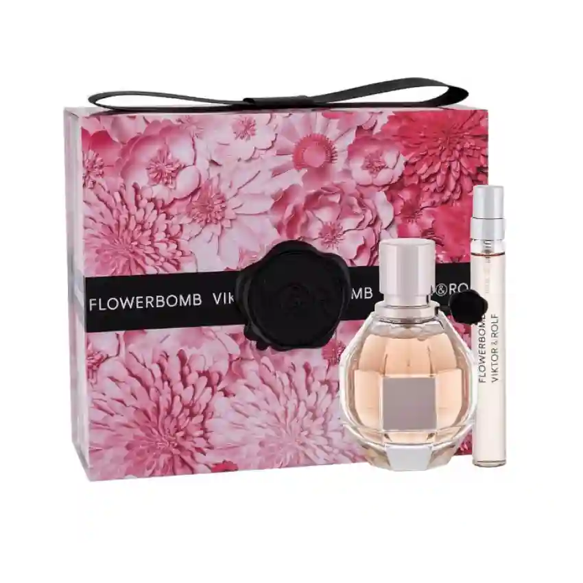Set Cadou Viktor & Rolf Flowerbomb EDP 50 ml + Travel Spray EDP 10 ml