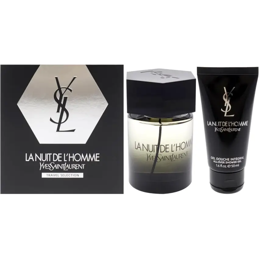 Set Cadou Yves Saint Laurent La Nuit de L’Homme EDT 100 ml + Gel De Duș 50 ml