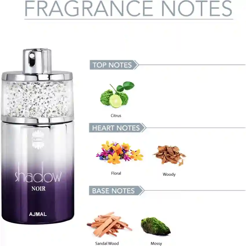 Ajmal Shadow Noir EDP 75 ml