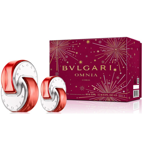 Set Cadou Bvlgari Omnia Coral EDT 65 ml + Travel Spray EDT 15 ml