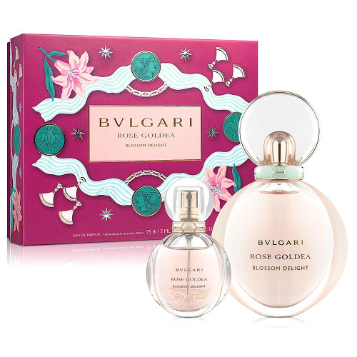 Set Cadou Bvlgari Rose Goldea Blossom Delight EDP 75 ml + Travel Spray EDP 15 ml