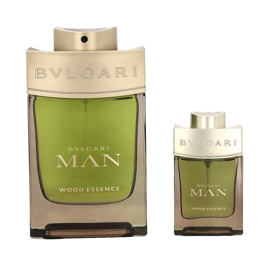 Set Cadou Bvlgari Man Wood Essence EDP 100 ml + Travel Spray EDP 15 ml