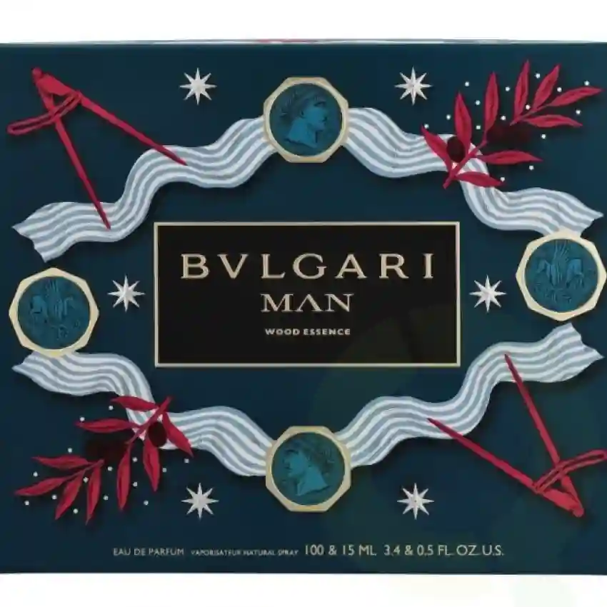 Set Cadou Bvlgari Man Wood Essence EDP 100 ml + Travel Spray EDP 15 ml