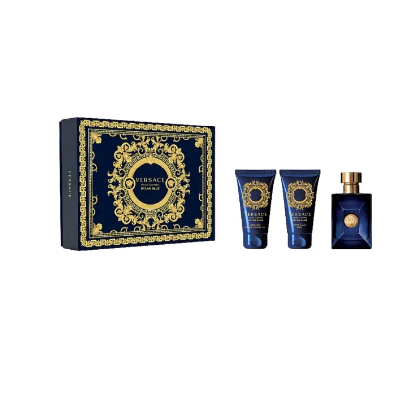 Set Cadou Versace Pour Homme Dylan Blue EDT 50 ml + After Shave Balm 50 ml + Gel De Duș 50 ml