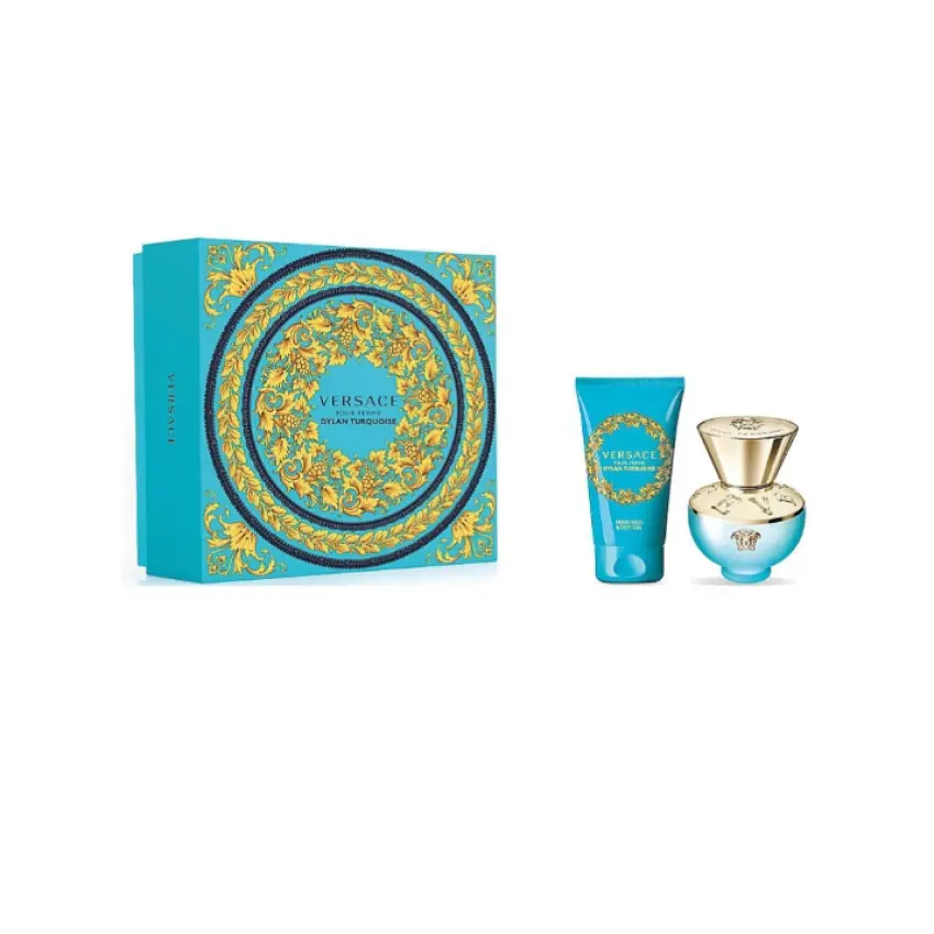 Set Cadou Versace Pour Femme Dylan Tourquise EDT 30 ml + Loțiune De Corp 50 ml