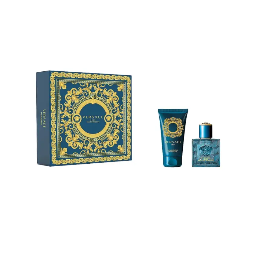 Set Cadou Versace Eros Man EDT 30 ml + Gel de duș 50 ml