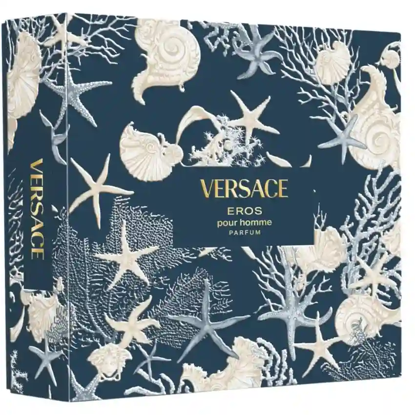 Set Cadou Versace Eros Pour Homme Parfum 100 ml + Spray de Calatorie Parfum 5 ml + Gel De Duș 150 ml