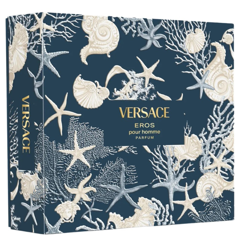 Set Cadou Versace Eros Pour Homme Parfum 100 ml + Spray de Calatorie Parfum 5 ml + Gel De Duș 150 ml