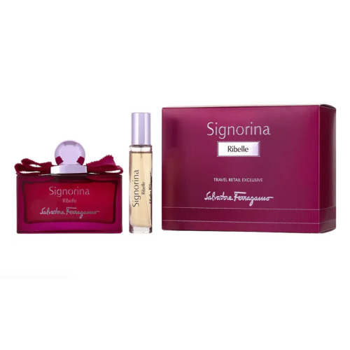 Set Cadou Salvatore Ferragamo Signorina Ribelle EDP 100 ml + Miniatură EDP 10 ml