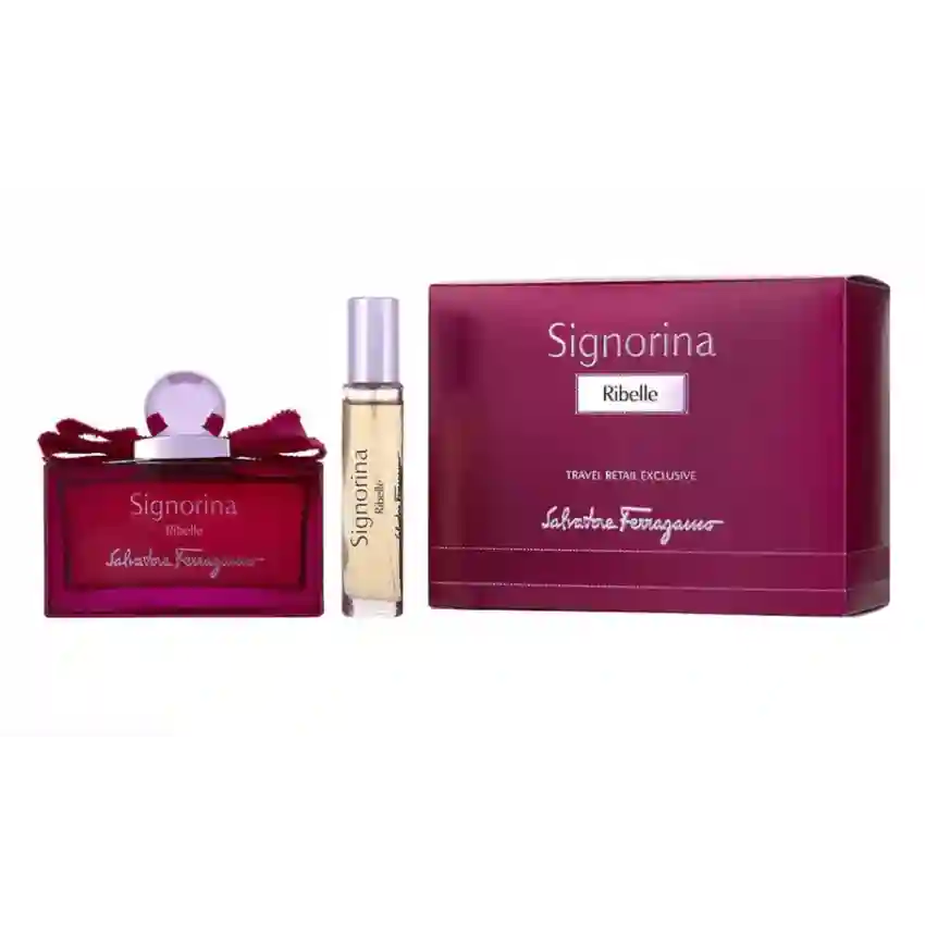 Set Cadou Salvatore Ferragamo Signorina Ribelle EDP 100 ml + Miniatură EDP 10 ml