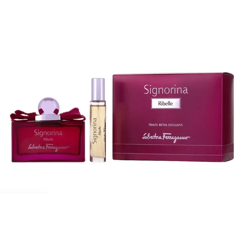 Set Cadou Salvatore Ferragamo Signorina Ribelle EDP 100 ml + Miniatură EDP 10 ml