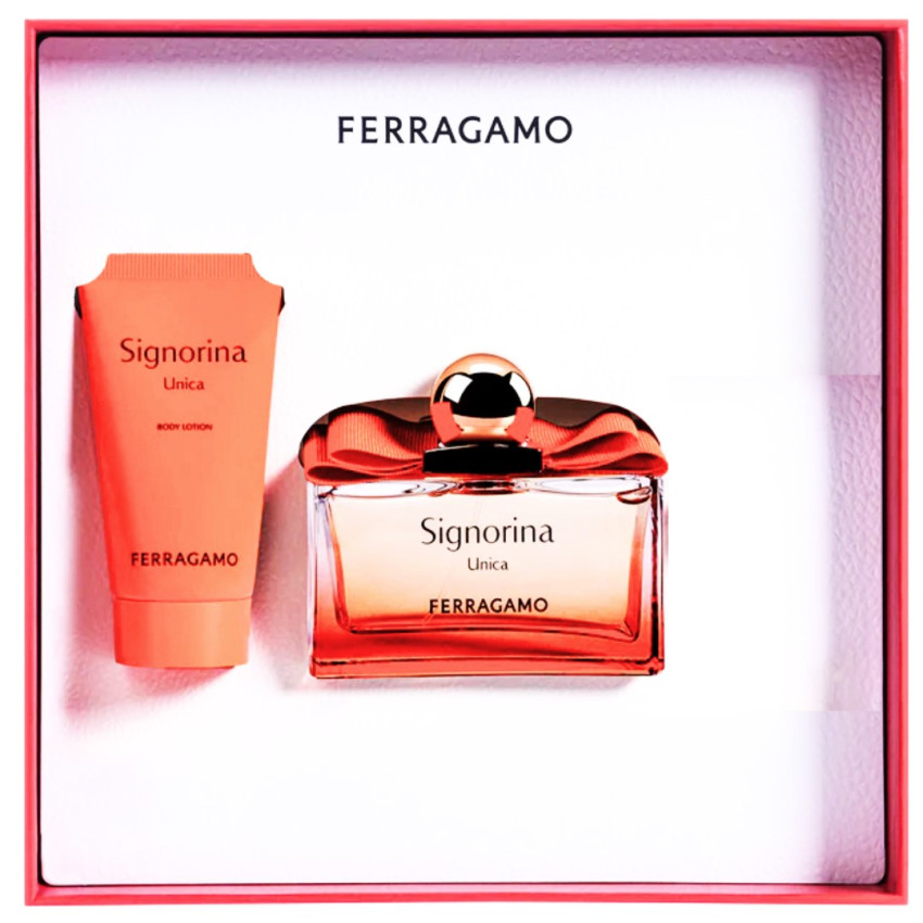 Set Cadou Salvatore Ferragamo Signorina Unica For Women EDP 50 ml + Loțiune de Corp 50 ml