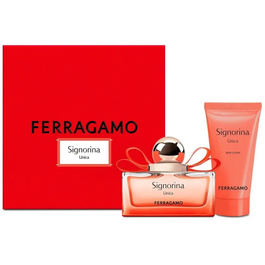 Set Cadou Salvatore Ferragamo Signorina Unica For Women EDP 50 ml + Loțiune de Corp 50 ml